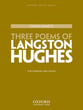Three Poems of Langston Hu-Sopr/Violin Vocal Solo & Collections sheet music cover